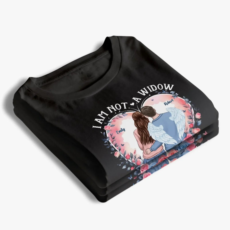 A Wife’s Love Is Eternal - Memorial Personalized Custom Unisex T-shirt, Premium T-shirt, Hoodie - Sympathy Gift For Wife, Husband
