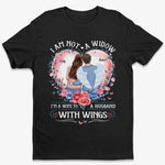 A Wife’s Love Is Eternal - Memorial Personalized Custom Unisex T-shirt, Premium T-shirt, Hoodie - Sympathy Gift For Wife, Husband