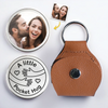 Photo personnalisée : gardez un câlin avec vous, toujours ! Pochette personnalisée pour couple, cadeau pour mari et femme, anniversaire