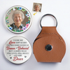 Photo personnalisée Je porterai votre souvenir avec moi - Pochette personnalisée commémorative personnalisée - Cadeau de condoléances pour les membres de la famille