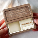 A Bond Stronger Than Time - Family Personalized Custom Wooden Jewelry Box - Mother's Day, Gift For Mom, Daughter