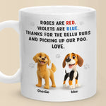 Life’s Better With Muddy Paws - Dog Personalized Custom Mug - Gift For Pet Owners, Pet Lovers