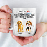 Life’s Better With Muddy Paws - Dog Personalized Custom Mug - Gift For Pet Owners, Pet Lovers