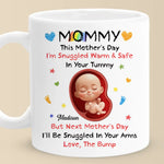 Sending Cuddles From The Inside - Family Personalized Custom Mug - Mother's Day, Baby Shower Gift, Gift For New Moms