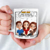 We Love You More Than Brunch And Hugs Combined - Family Personalized Custom Mug - Mother's Day, Gift For Mom, Grandma