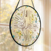 In Every Grip, A Lifetime Of Love - Family Personalized Custom Stained Glass Window Hanging Suncatcher - Mother's Day, Gift For Mom, Grandma