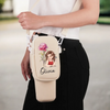 Let Your Soul Blossom - Family Personalized Custom Neoprene Water Bottle Carrier With Pocket - Gift For Yourself, Best Friends, Siblings, Family Members