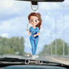 Tous les héros ne portent pas de cape, certains portent une blouse blanche - Décoration de voiture personnalisée pour infirmière - Forme personnalisée en acrylique - Appréciation, cadeau de remerciement, vie d'infirmière, vie de médecin