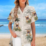 Custom Photo Dog Vibes And Beach Tides - Dog & Cat Personalized Custom Unisex Tropical Hawaiian Aloha Shirt - Summer Vacation Gift, Gift For Dog Lovers