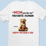 A Dog’s Love For Mom Is Unmatched - Dog Personalized Custom Unisex T-shirt, Premium T-shirt, Hoodie - Mother's Day, Gift For Pet Owners, Pet Lovers