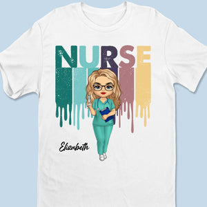 Infirmière Vibes Only - T-shirt unisexe personnalisé pour infirmière, t-shirt premium, sweat à capuche - Appréciation, cadeau de remerciement, vie d'infirmière, vie de médecin