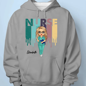 Infirmière Vibes Only - T-shirt unisexe personnalisé pour infirmière, t-shirt premium, sweat à capuche - Appréciation, cadeau de remerciement, vie d'infirmière, vie de médecin