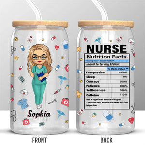 Les soins infirmiers ne sont pas un métier, c'est un super pouvoir - Tasse en verre personnalisée pour infirmière, tasse à café glacé - Appréciation, cadeau de remerciement, vie d'infirmière, vie de médecin