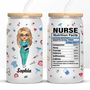 Les soins infirmiers ne sont pas un métier, c'est un super pouvoir - Tasse en verre personnalisée pour infirmière, tasse à café glacé - Appréciation, cadeau de remerciement, vie d'infirmière, vie de médecin