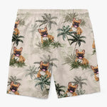 Custom Photo Island Boy With A Bark - Dog & Cat Personalized Custom Tropical Hawaiian Aloha Men Beach Shorts - Summer Vacation Gift For Dog Lovers, Pet Owners