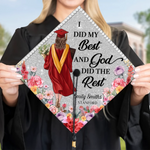New Chapter New Dreams - Family Personalized Custom Graduation Cap - Graduation Gift For Daughter, Sisters, Friends