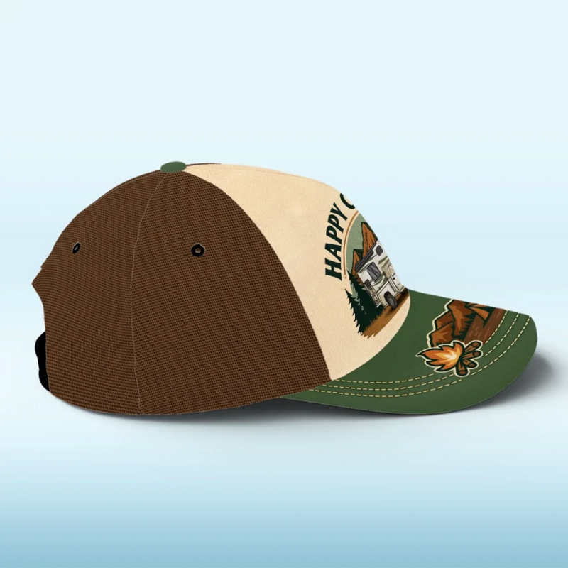 Born To Roam, Built To Camp - Camping Personalized Custom Hat, All Over Print Classic Cap - Gift For Camping Lovers