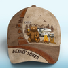 Dormez à la belle étoile, réveillez-vous en paix ! Casquette de camping personnalisée, imprimé intégral, cadeau idéal pour les amateurs de camping.