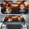 Paw-Sitively, la meilleure maman de chien au monde ! Pare-soleil personnalisé pour pare-brise de voiture, protection de fenêtre de voiture, cadeau pour la fête des Mères et les amoureux des animaux.