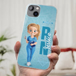 Not Just A Job, It's A Mission - Nurse Personalized Custom Clear Phone Case - Appreciation, Thank You Gift, Nurse Life, Doctor Life