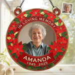 Custom Photo Until We Meet Again, We Hold You Close - Memorial Personalized Window Hanging Suncatcher Ornament - Sympathy Gift For Family