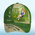 Gardening Is My Therapy - Family Personalized Custom Hat, All Over Print Classic Cap -  Gift For Gardeners