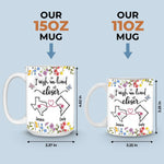 Real Friendship Transcends Time And Space - Bestie Personalized Custom 3D Inflated Effect Printed Mug - New Arrival, Gift For Best Friends, BFF, Sisters AMZ