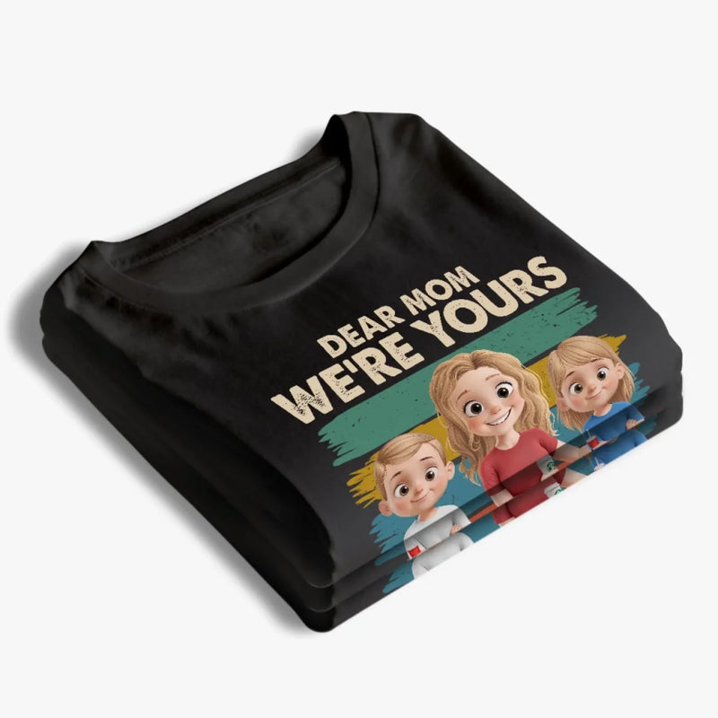 Love Doesn’t Need A Refund Button - Family Personalized Custom Unisex T-shirt, Premium T-shirt, Hoodie - Mother's Day, Gift For Mom