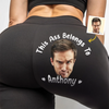 Custom Photo Belongs To Me And Me Only - Personalized Custom Women Leggings - Gift For Wife, Anniversary