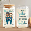 Pas seulement des collègues, des compagnons de bloc opératoire ! Tasse en verre personnalisée pour infirmière, tasse à café glacé ! Cadeau d'appréciation, de remerciement, vie d'infirmière, vie de médecin