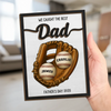 We Caught The Best One - Family Personalized Custom 2-Layered Wooden Plaque With Stand - Father's Day, Gift For Dad, Sport Lovers, Sport Players