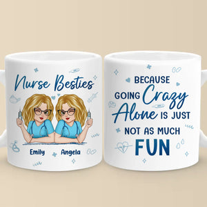 La vie de médecin est meilleure avec toi – Mug personnalisé pour infirmière – Cadeau d'appréciation, de remerciement, de vie d'infirmière, de vie de médecin