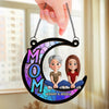 You Complete My World, Mom - Family Personalized Window Hanging Suncatcher Ornament - Mother's Day, Gift For Mom