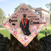 This Queen Finally Got Her Crown - Family Personalized Custom Graduation Cap - Graduation Gift For Family Members, Siblings, Brothers, Sisters