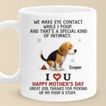 That’s Not Awkward, That’s Love - Dog Personalized Custom Mug - Mother's Day, Gift For Pet Owners, Pet Lovers