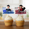 Custom Photo From Cap To Capital - Family Personalized Custom Cake Toppers - Graduation Gift For Family Members, Siblings, Brothers, Sisters