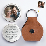 Custom Photo You’re Awesome. Don’t Forget It - Family Personalized Custom Pocket Hug - Gift For Son, Daughter, Grandson, Granddaughter
