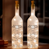 D'abord ma mère, toujours mon amie - Lampe bouteille personnalisée en famille - Nouveauté, fête des mères, cadeau pour maman, fille AMZ