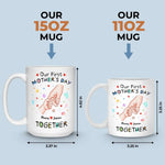 Your Tiny Hand, My Whole Heart - Family Personalized Custom Mug - Mother's Day, Baby Shower Gift, Gift For New Moms