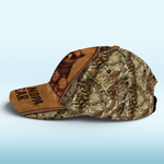 Raised Right By The Strongest Bear - Family Personalized Custom Hat, All Over Print Classic Cap - Father's Day, Gift For Grandpa, Dad