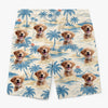Custom Photo Tropic Like It’s Paw-Sible - Dog & Cat Personalized Custom Tropical Hawaiian Aloha Men Beach Shorts - Summer Vacation Gift For Pet Owners, Pet Lovers