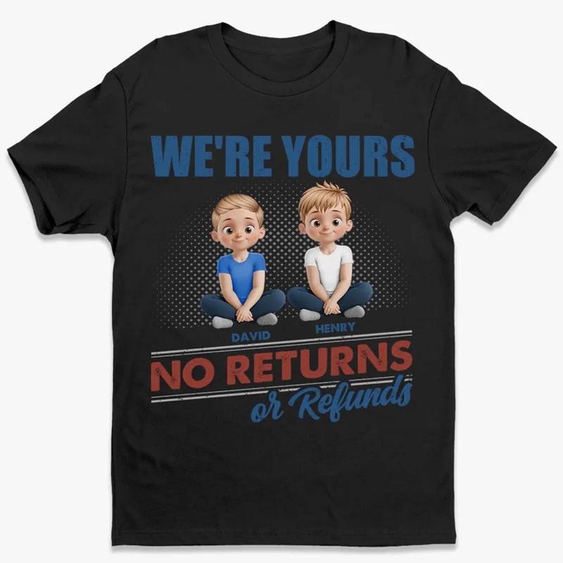 We Came With No Receipt - Family Personalized Custom Unisex T-shirt, Premium T-shirt, Hoodie - Mother's Day, Gift For Mom, Grandma