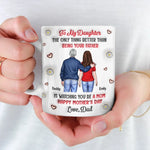 Generations Of Love, One Proud Dad - Family Personalized Custom 3D Inflated Effect Printed Mug - Mother's Day, Gift For Daughter, Mom