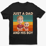 Like Father, Like Fun - Family Personalized Custom Unisex T-shirt, Premium T-shirt, Hoodie - Father's Day, Gift For Dad, Grandpa