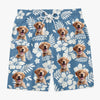 Custom Photo Aloha & Tail Wags - Dog & Cat Personalized Custom Tropical Hawaiian Aloha Men Beach Shorts - Summer Vacation Gift For Pet Owners, Pet Lovers
