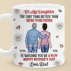 Generations Of Love, One Proud Dad - Family Personalized Custom 3D Inflated Effect Printed Mug - Mother's Day, Gift For Dad, Daughter