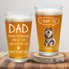 Less Boring, More Barking - Dog Personalized Custom Beer Glass - Father's Day, Gift For Pet Owners, Pet Lovers