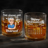 Chaque heure est un moment privilégié - Verre à whisky personnalisé - Cadeau de remerciement, de retraite pour vous-même, vos meilleurs amis, vos frères et sœurs, les membres de votre famille