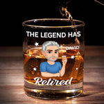 Every Hour Is Happy Hour - Personalized Custom Whiskey Glass - Appreciation, Retirement Gift For Yourself, Best Friends, Siblings, Family Members