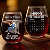 Il est temps de profiter de ce qui compte le plus - Verre à vin personnalisé - Appréciation, cadeau de retraite pour vous-même, meilleurs amis, frères et sœurs, membres de la famille, collègues